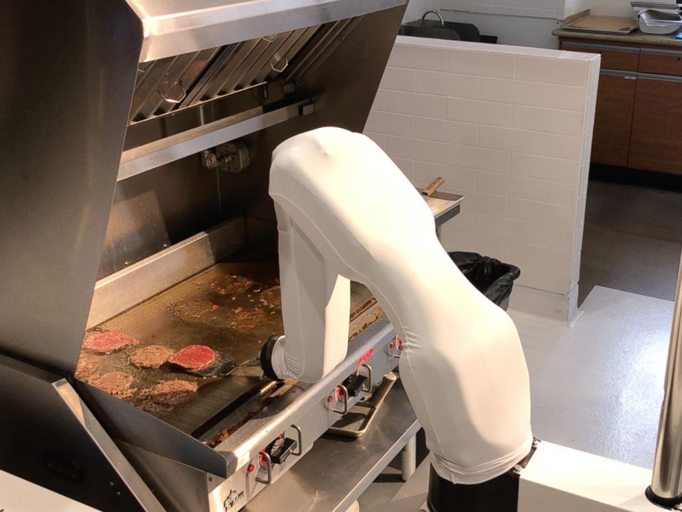  Image Showing The Burger Flipping Robots