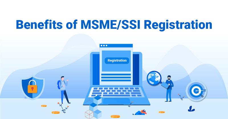 Vector Illustrated Image That Representing The Concept of MSME Process.