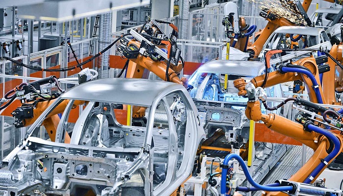 Steel plays an important role in the manufacturing sector of the automobile industry.